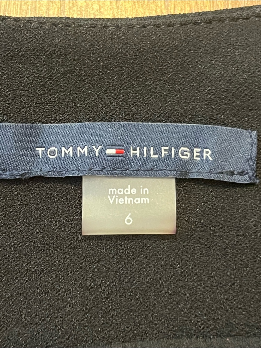 Tommy Hilfiger Black Rhinestone Tie Waist Sheath Dress Size 6 - Picture 11 of 12